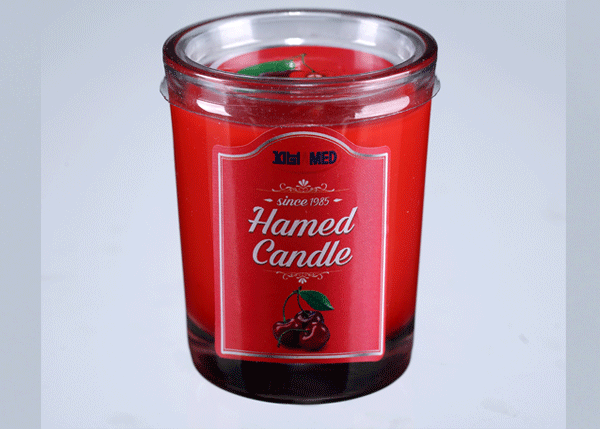 Scented jar candle